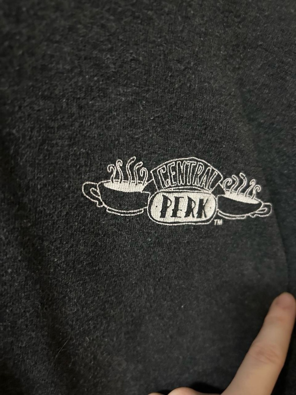 Black Men's Sweatshirt - Logo Graphic